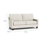 True Custom™ True Custom® Track Arm Studio Sofa - Image 8