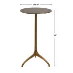 Beacon Accent Table, Gold Chairside Tables Chairside Tables 13