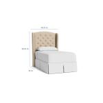 Paris Tufted Upholstered Bed - Image 6