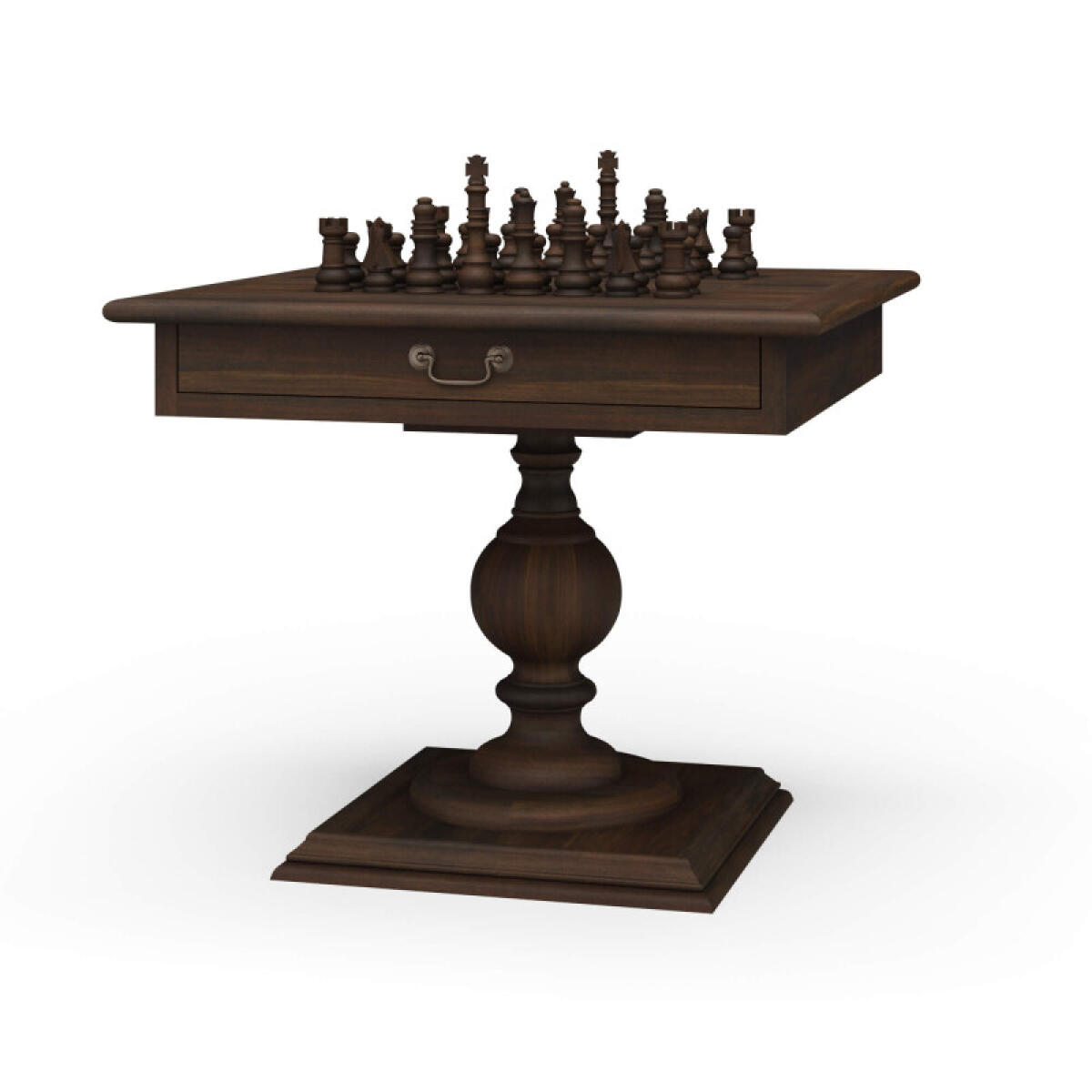 535959917bcfe225318feb026cdac591 Gloucester Chess Table W/ Drawer - Image 1