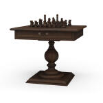 Gloucester Chess Table W/ Drawer