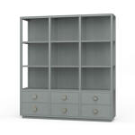 Cohan Open Cabinet W/ 6 Drawers