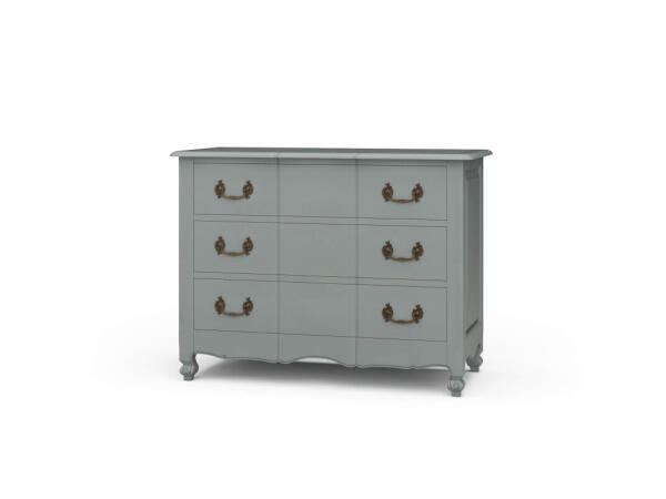 Provence 3 Drawer Dresser Large Dressers Blue