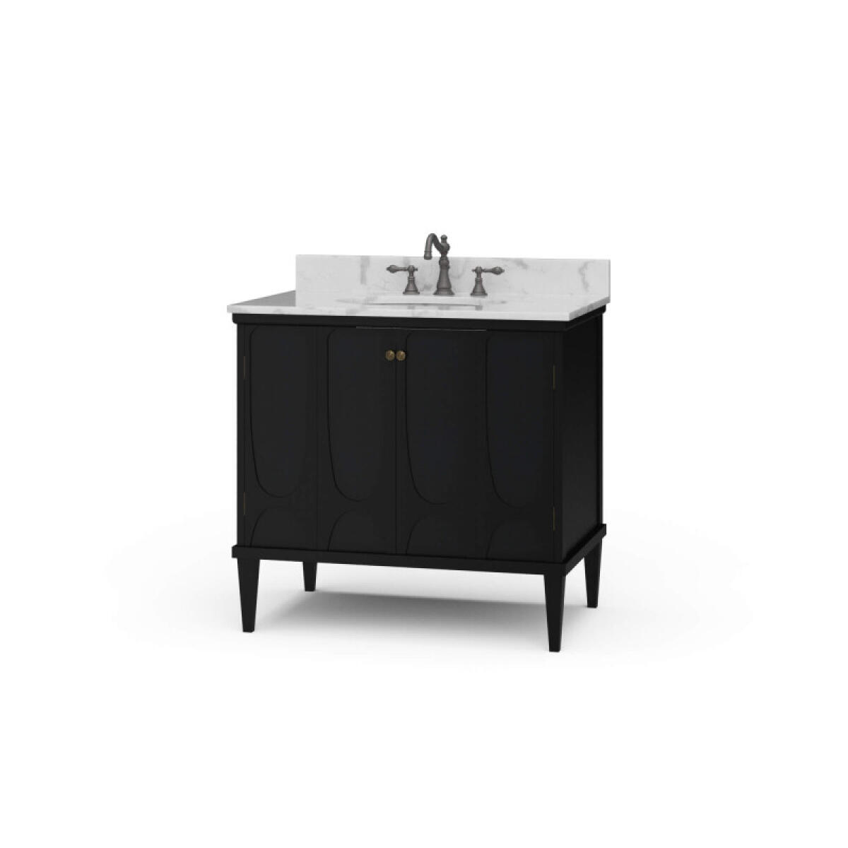53e69f2d3a616a845c36e99ecab0f3fe Eclipse Single Vanity W/ Sink & Marble Top - Image 1
