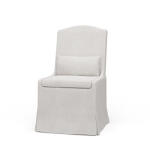 Sierra Slipcovered Dining Chair W/ Castors Chairs & Benches Arctic 14
