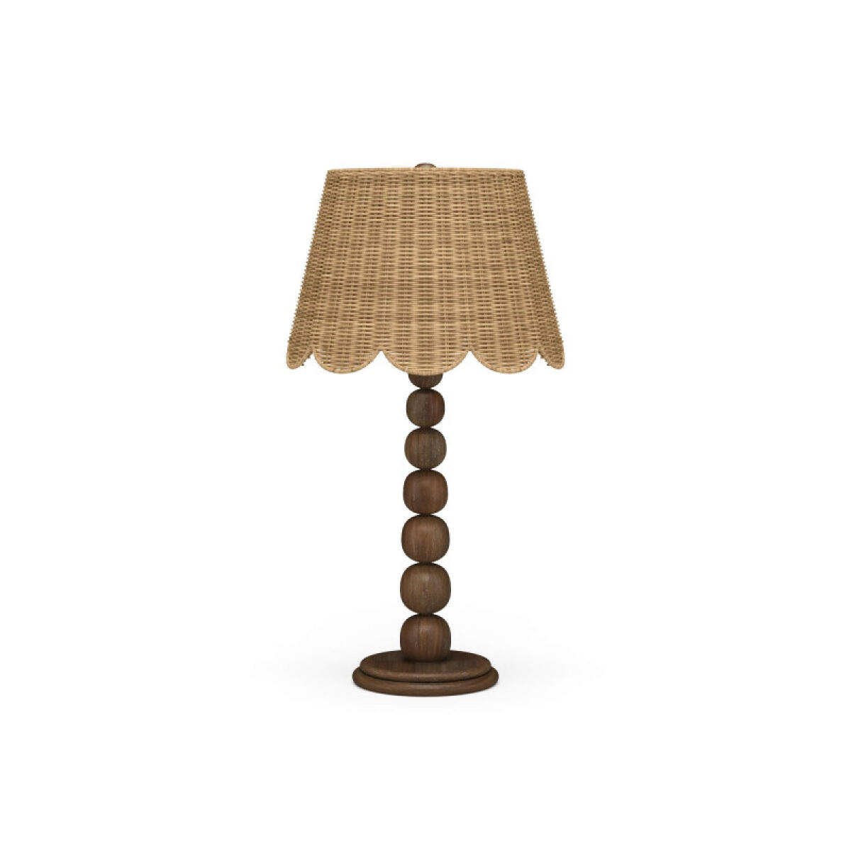54470ac284c4829789c97f78ff1a7b40 Cholet Table Lamp W/ Scalloped Shade - Image 1