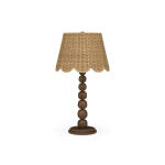 Cholet Table Lamp W/ Scalloped Shade