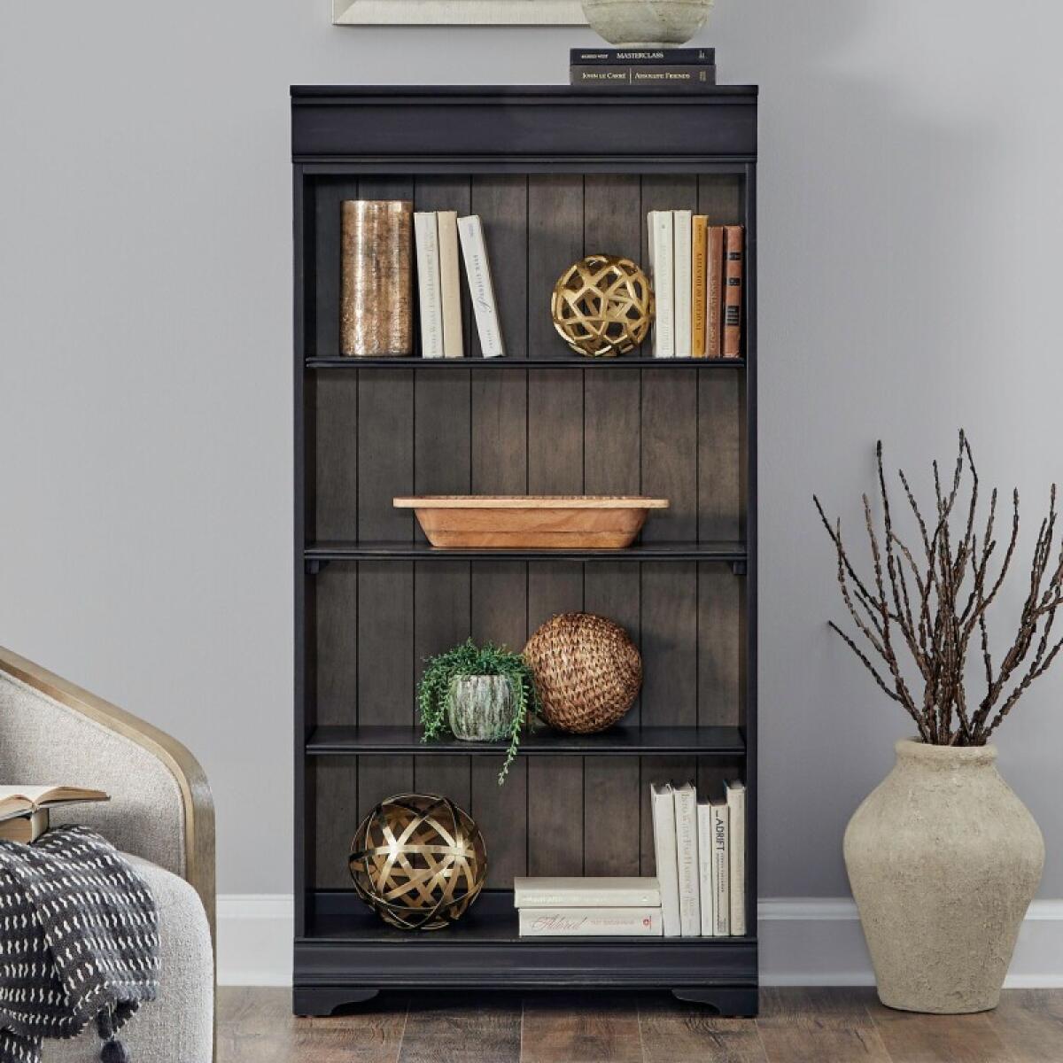 546b2f3d537039bc3f8bf607bd701d1b Meritage 60 Inch Bookcase (RTA) - Image 1