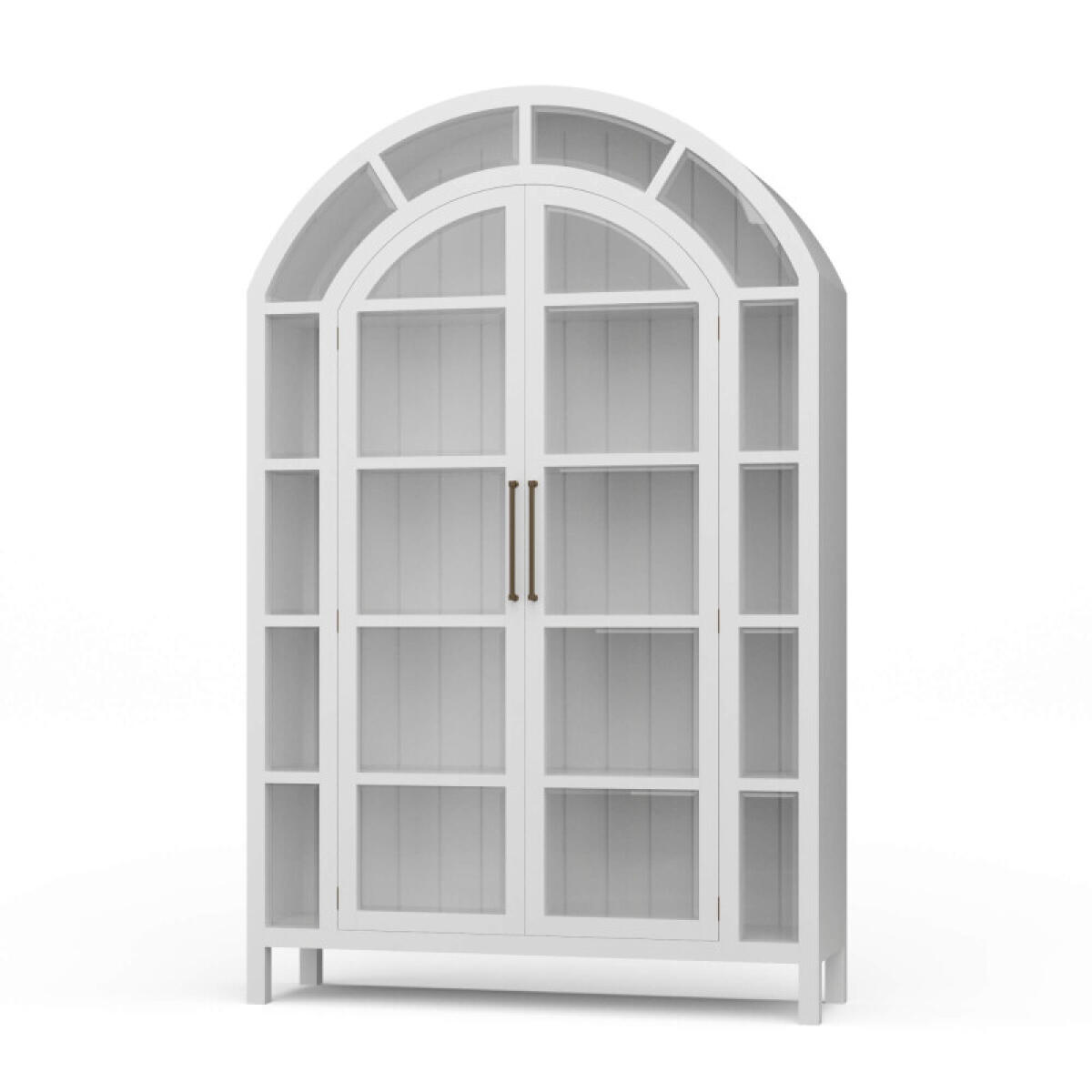 549129f96421c096f9a56eb68dc24051 Vannes 2 Door Display Cabinet - Image 1