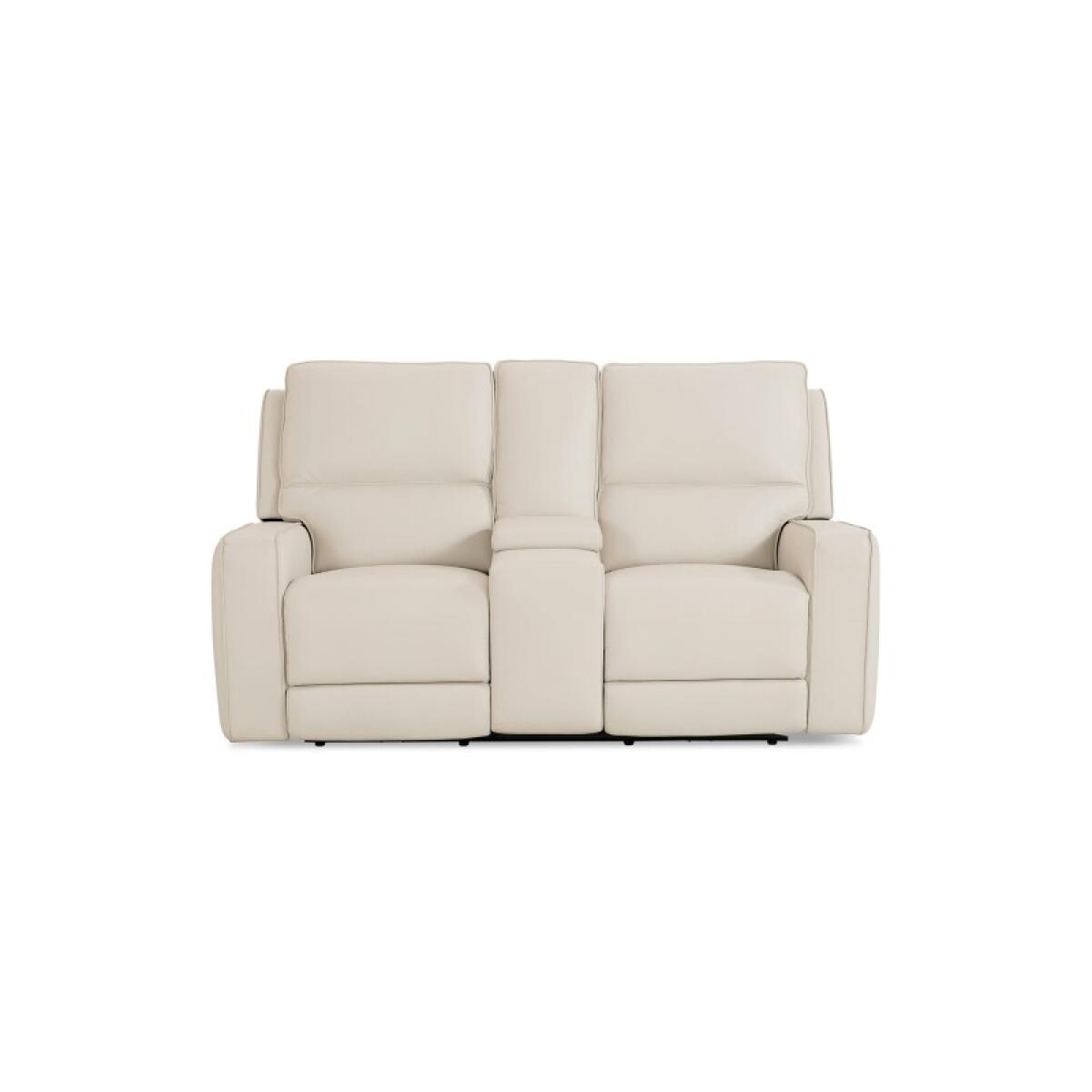 549de21188cee987dbcdf8d8b848df33 Raymond Leather Power Reclining Loveseat with Center Console - Image 1