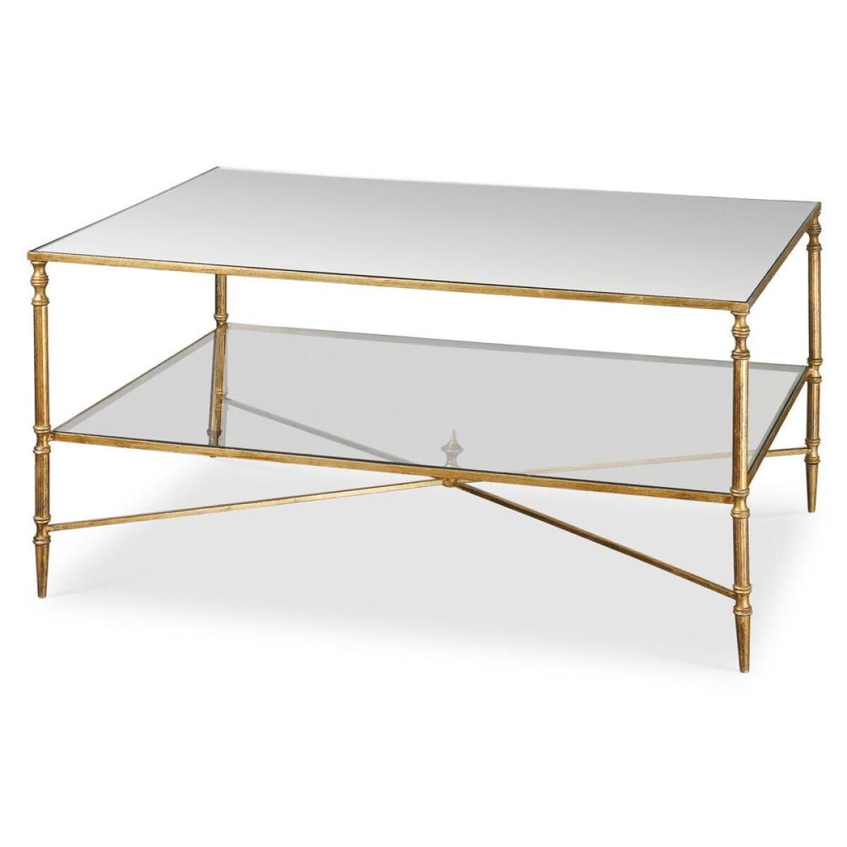 54d98c40e337b4cc10c1124bd07b144e Henzler Coffee Table, Gold - Image 1