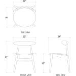 Pierre Dining Chair Chairs & Benches Bramble 11