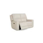 Raymond Leather Power Reclining Loveseat Sofas Bassett Furniture 9