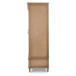 Jamison Wardrobe W/ Rattan Door - Image 8