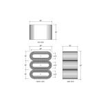 Infinity 3 Drawer Nightstand - Image 8