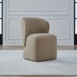 Accent Dining Chair w/ Casters - Wicker