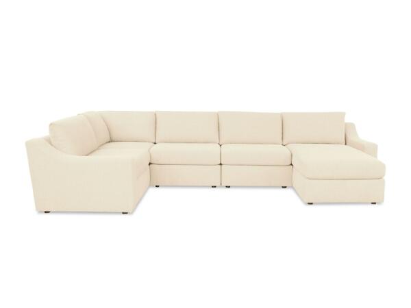 Blake Slope Arm U-Shaped Sectional Sectionals Bassett Furniture