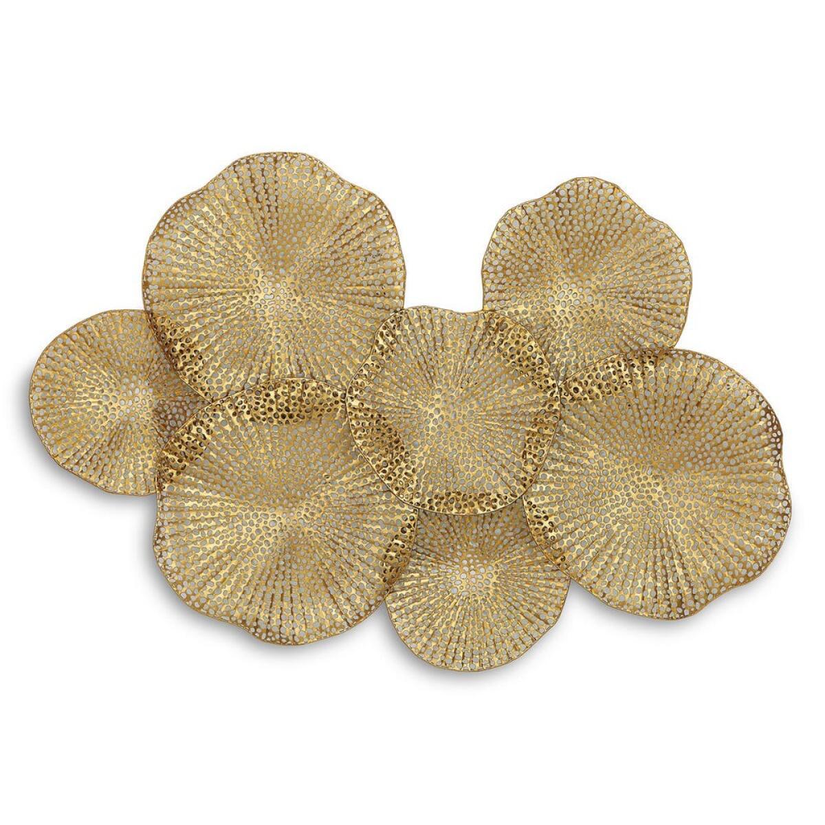 552e5f49052b5685d35e258bd7cff3d3 Ripley Metal Wall Decor, Gold - Image 1