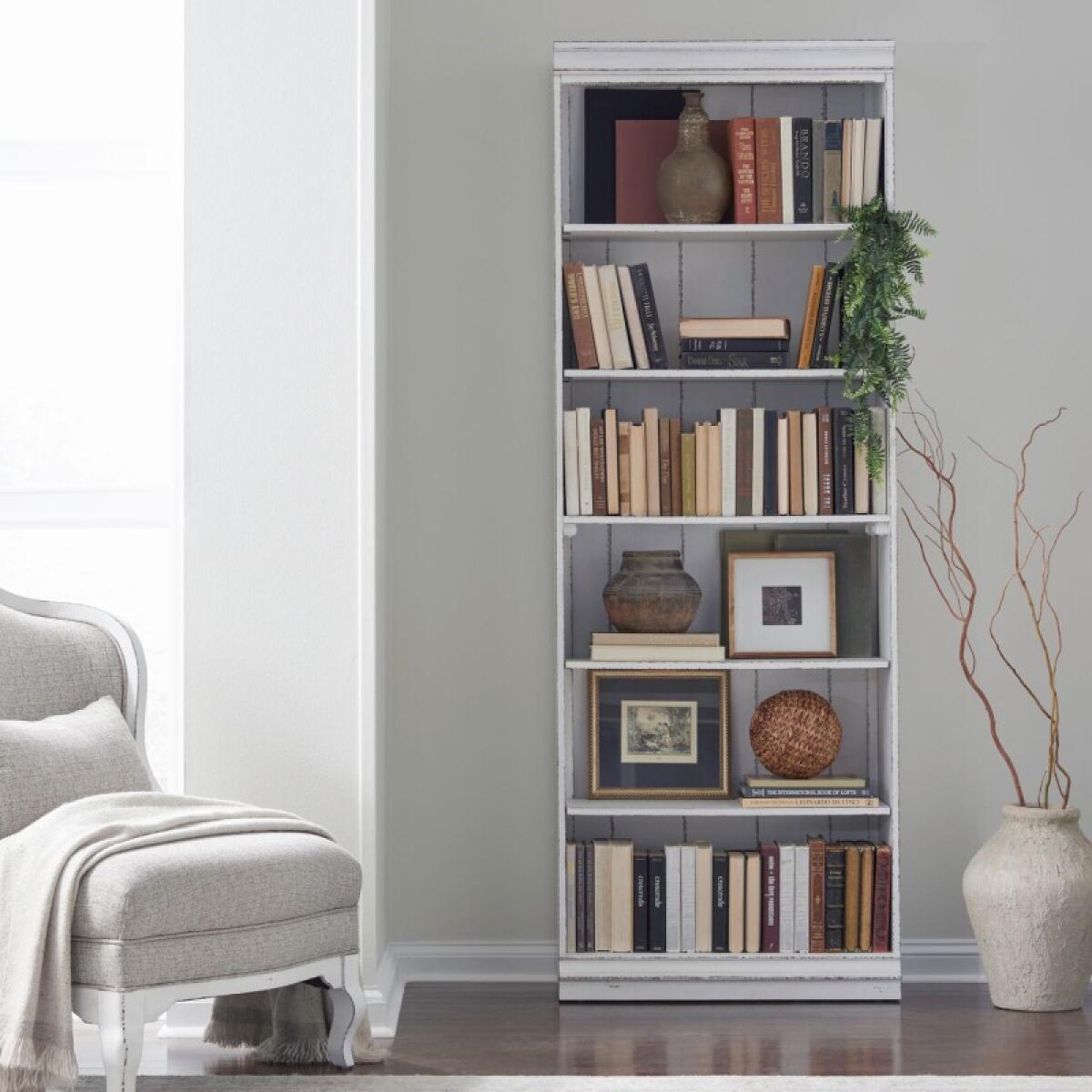 554824c785ad0e3c3b22e436533e26cd Magnolia Manor 84 Inch Bookcase (RTA) - Image 1