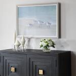 Tranquil Shorebirds On The Sand Framed Print - Image 4