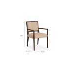 Copenhagen Upholstered Dining Chair - Image 4