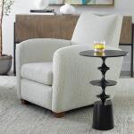 Flight Accent Table, Black Chairside Tables Black 12