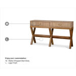 Renoir Console W/ Rattan - Image 2
