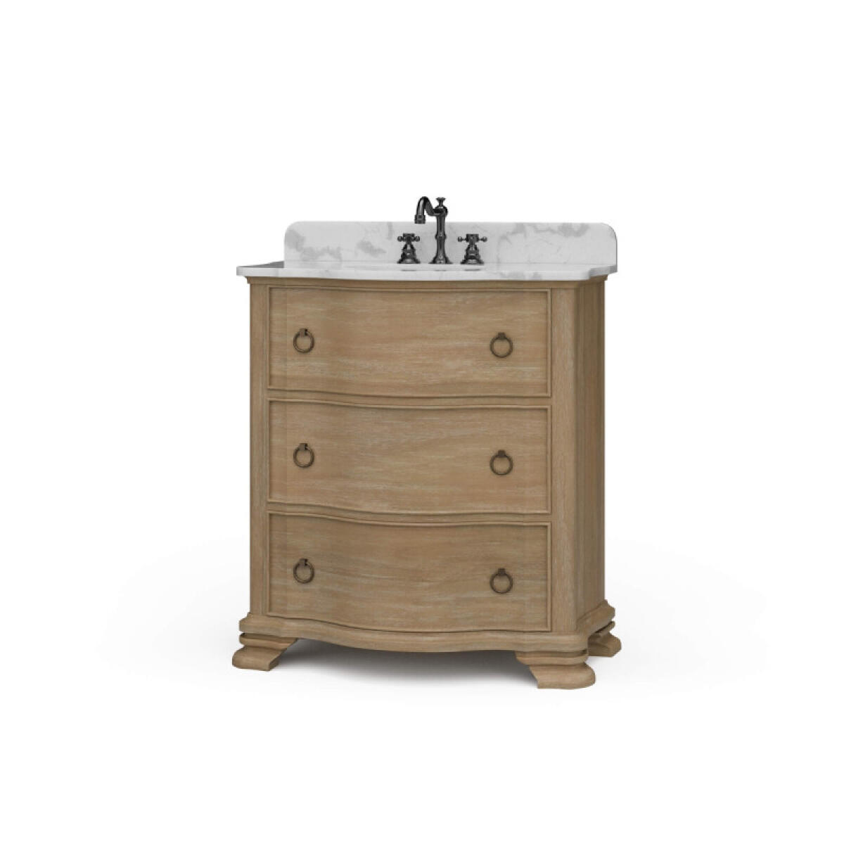 Davis Vanity W/ Sink & Marble Top Accent Furniture Accent Furniture 2 Davis Vanity W/ Sink & Marble Top Accent Furniture Accent Furniture 2