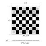 Oldtimers Checker Set W/ Board - Image 2