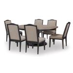 Complete Round Table Dining Sets Black 17