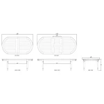 Market Butterfly Oval Extension Table 82 - 103" - Image 8