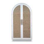 Vannes Wardrobe W/ Rattan Door - Image 6
