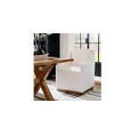Banks Upholstered Dining Chair with Casters - Image 3