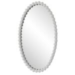 Serna Oval Mirror, White - Image 4