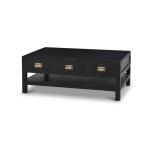 Kagu 6 Drawer Coffee Table W/ Shelf - Image 4