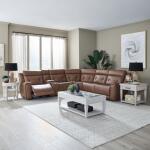 Beckham 6 Piece Sectional Sectionals Aline Saddle Leather 7