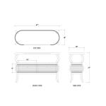 Savannah Console Table W/ 2 Drawers - Image 8