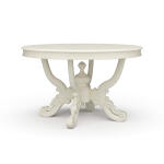 Mandolin Dining Table W/ Solid Hardwood Top - Image 2