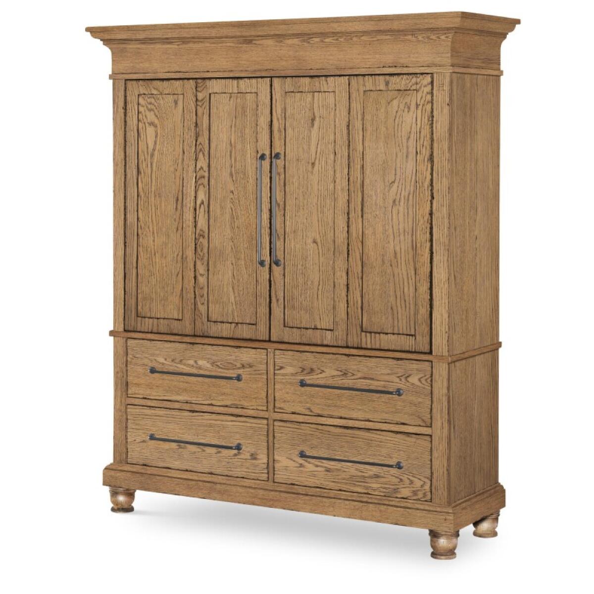 5676b58efc1210b31aeb018b54077e49 Armoire 4-drawers Barnwood Oak CLH4010-2500 - Image 1