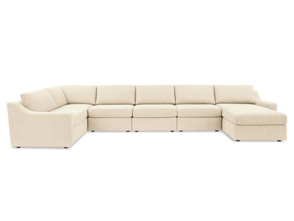 Blake Slope Arm U-Shaped Sectional Sectionals Bassett Furniture