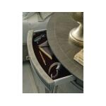 Savona Demilune Bachelor Chest Versaille Finish W/elm Top Nightstands American Drew 8