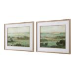 Warm Valley Framed Prints, S/2 - Image 4