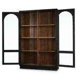 Vannes 2 Door Display Cabinet W/ Glass Shelves - Image 6