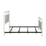 Vintage Series King Metal Bed - Antique White - Image 5