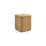 Andora Square Plinth End Table - Image 6