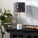 Isla Marble Base Lamp with Bird Shade - Image 5