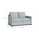 Colby Thin Track Arm Loveseat - Image 3