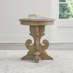 Magnolia Manor Round End Table End tables Brown 9
