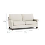 True Custom™ True Custom® Roll Arm Studio Sofa - Image 5