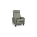 Emmett Leather Track Arm Lay Flat Manual Recliner - Image 2